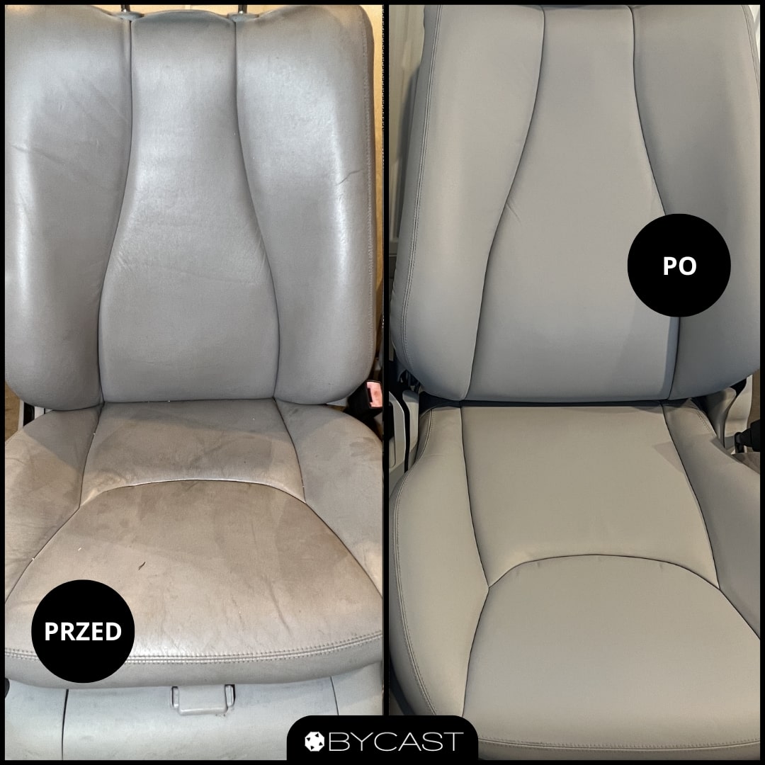 Mercedes klasa S renowacja foteli skórzanych